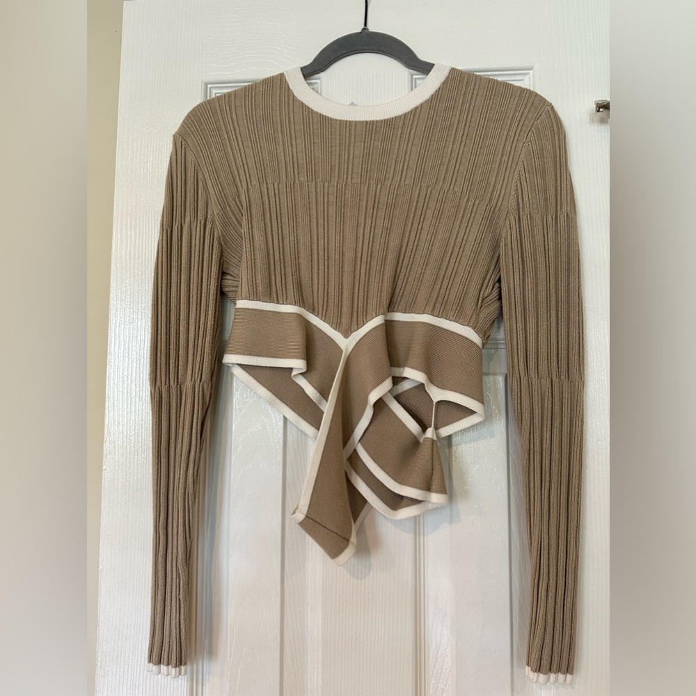 C/MEO Collective Cross Knit Sweater